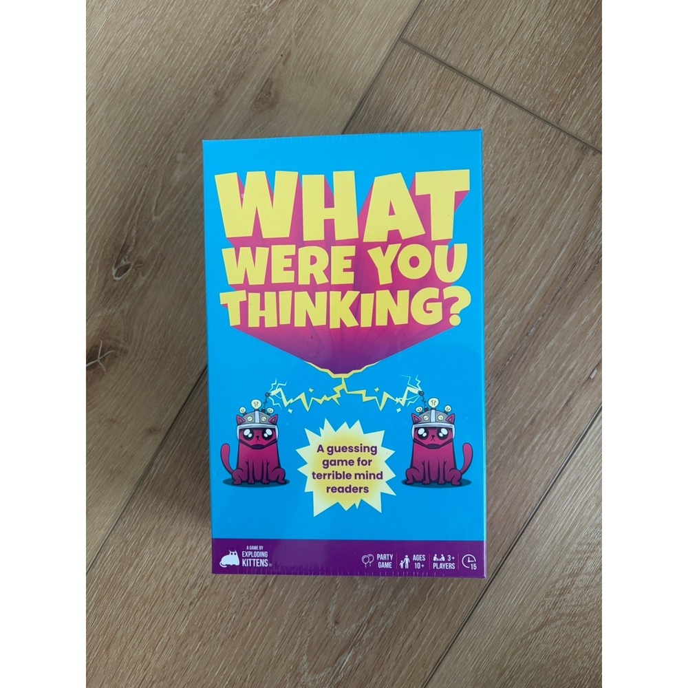 Exploding Kittens What Were You Thinking? Hilarious Guessing Board Game Age 10+!